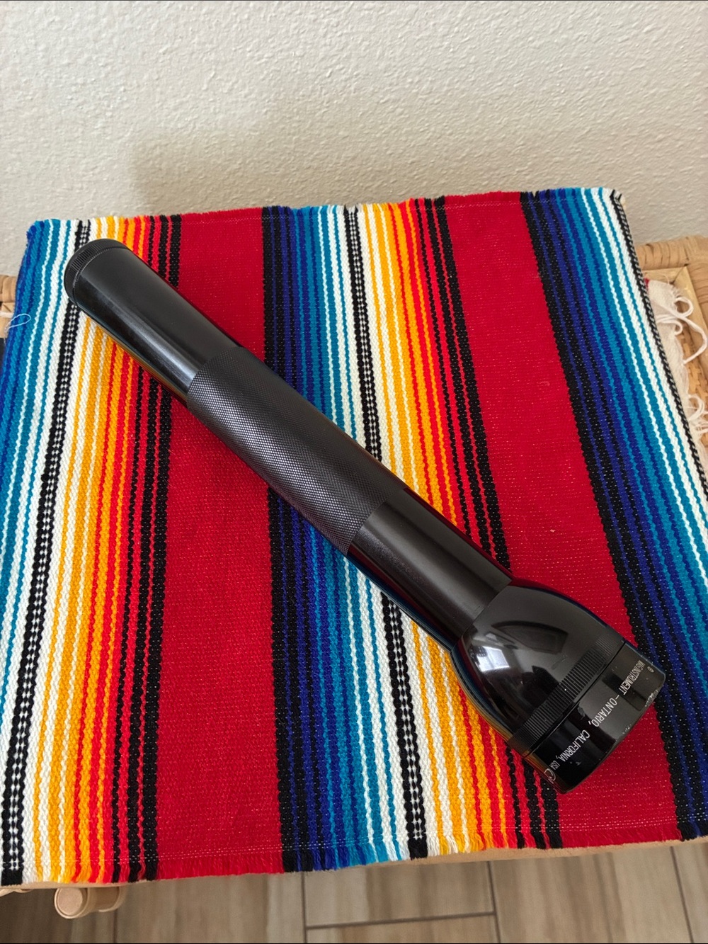 Black LED Flashlight - Portable Handheld Torch